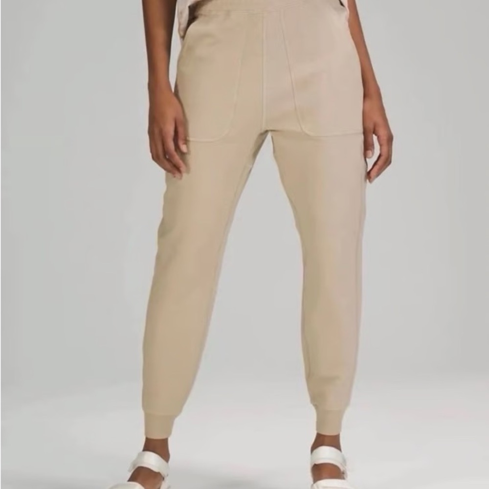 Lululemon Sz 6 All You Need Relaxed Casual Lounge Cream Butter Jogger Pant